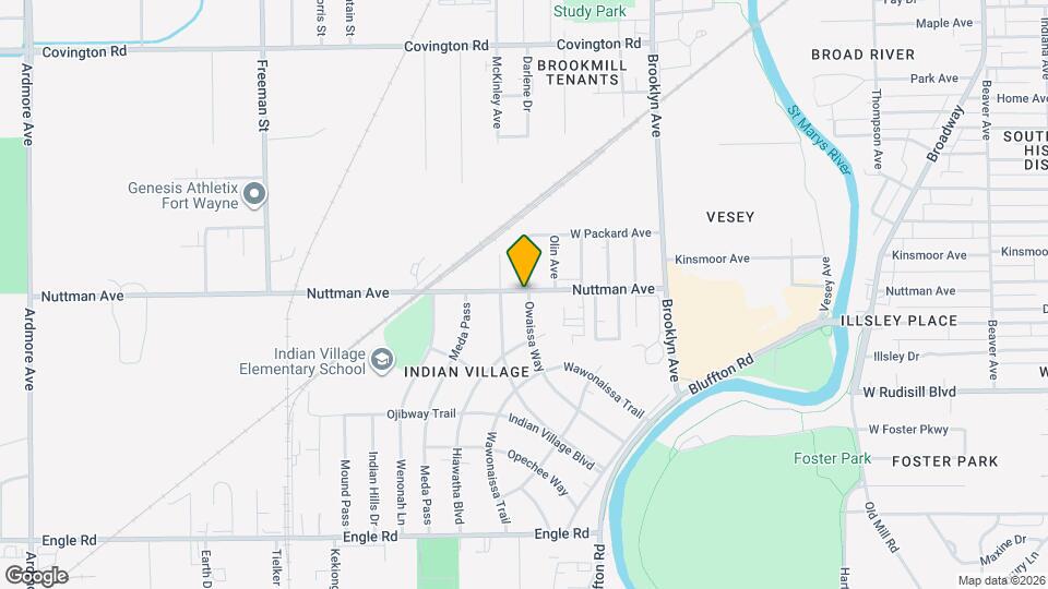 3508 Owaissa Way Map and Location Details