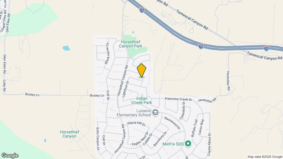 13410 Crystal Springs Dr Map and Location Details