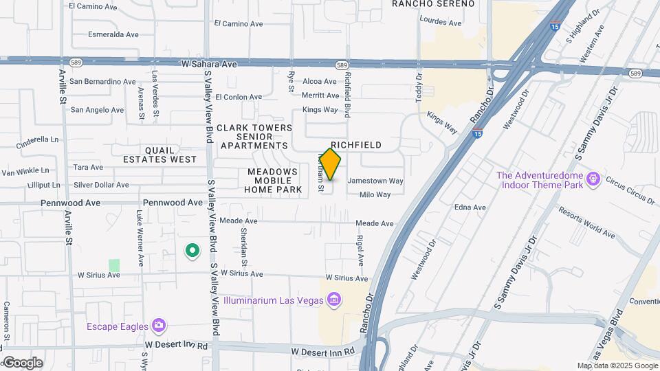 3017 Jamestown Way Map and Location Details