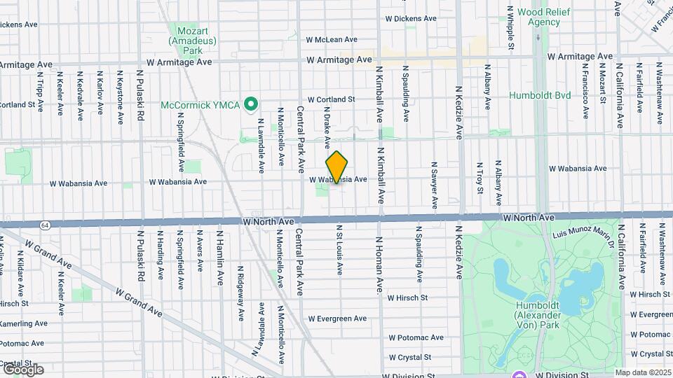1647 N Drake Ave Mapa y Detalles de la Ubicación