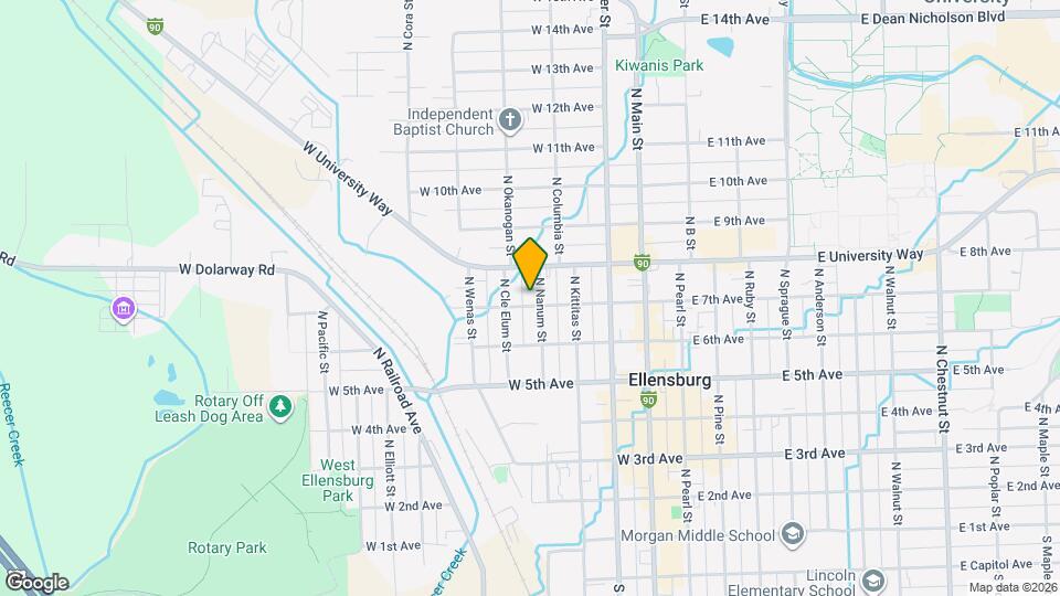 703 1/2 N Nanum St Map and Location Details