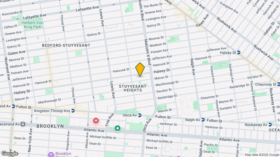 521 Macon St, Unit 2 Map and Location Details