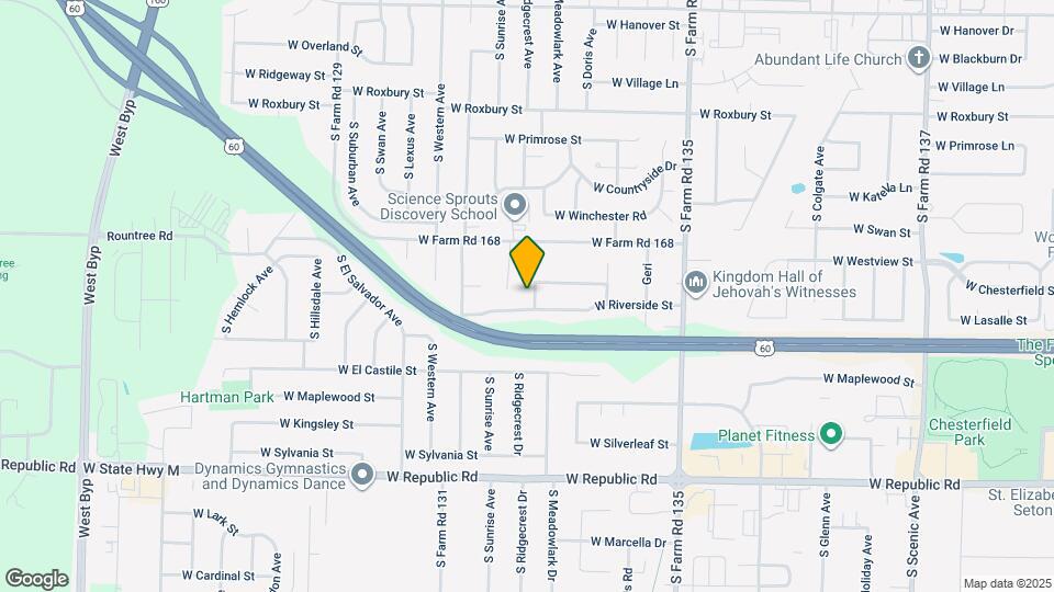 3865 S Beechwood Ave Map and Location Details