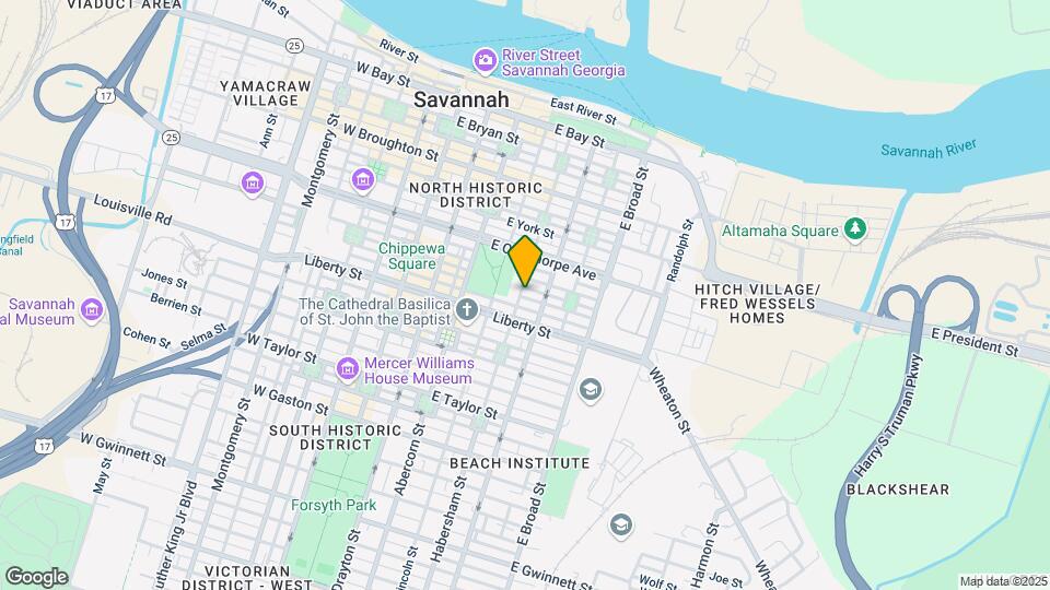230 Habersham St Mapa y Detalles de la Ubicación