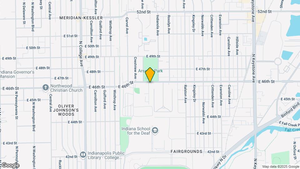 1345 E 46th St Map and Location Details