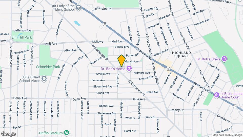 1028 Jefferson Ave Map and Location Details