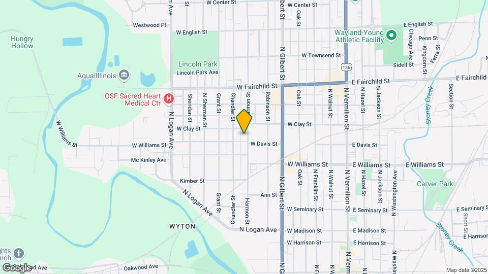 610 Harmon St Map and Location Details