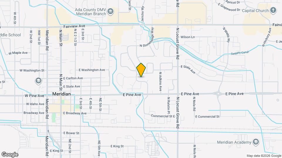 1108 N Stonehenge Way Map and Location Details