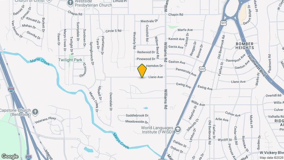 8111 Llano Ave Map and Location Details