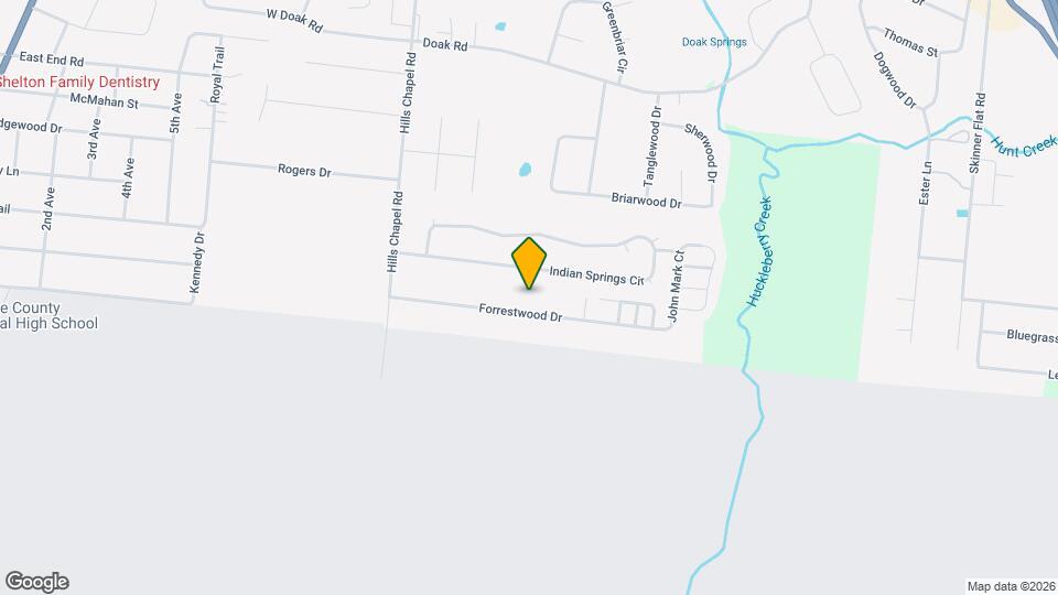 307 Forrestwood Dr Map and Location Details