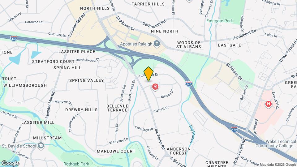 3751 Jamestown Cir Mapa y Detalles de la Ubicación