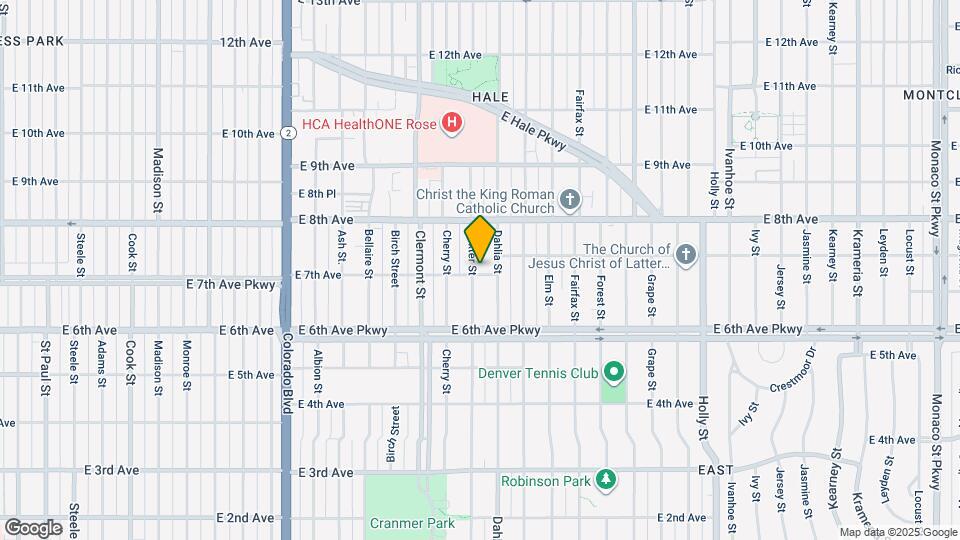 700 Dexter St Map and Location Details