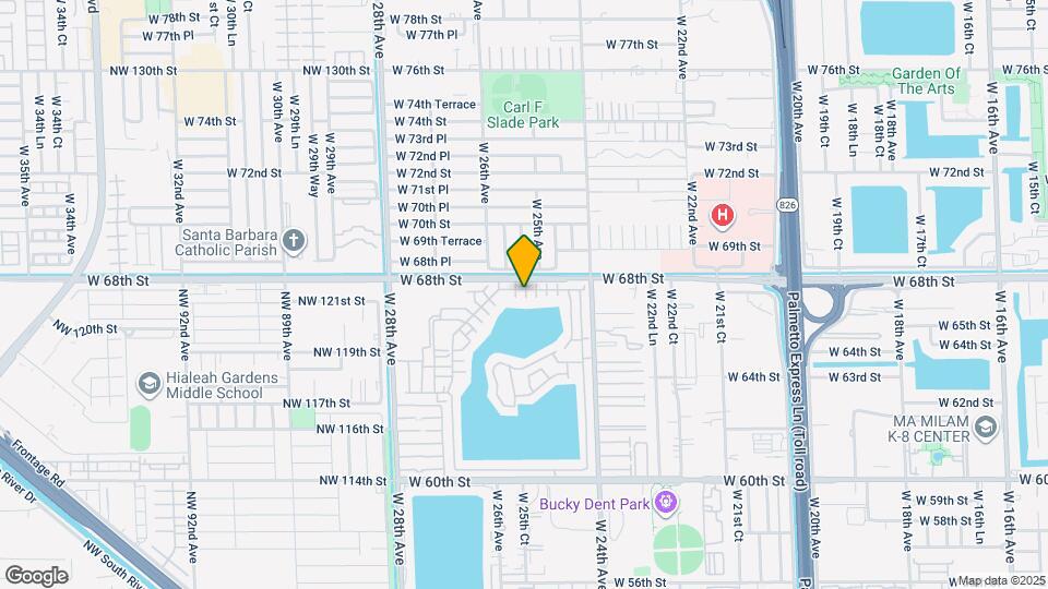 2500 W 67th Pl Map and Location Details