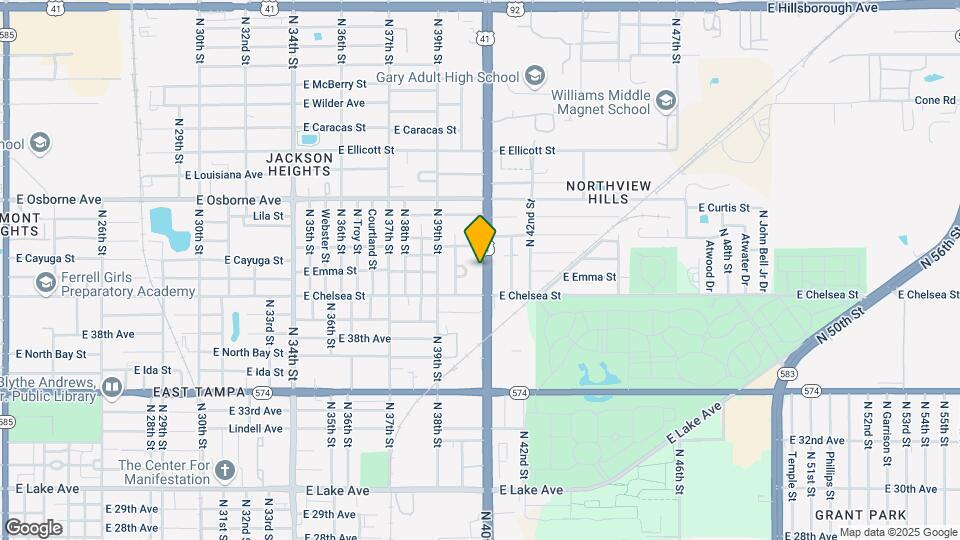 4410 N 40th St Map and Location Details