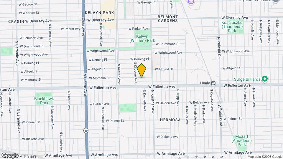 4443 W Montana St, Unit Basement Map and Location Details