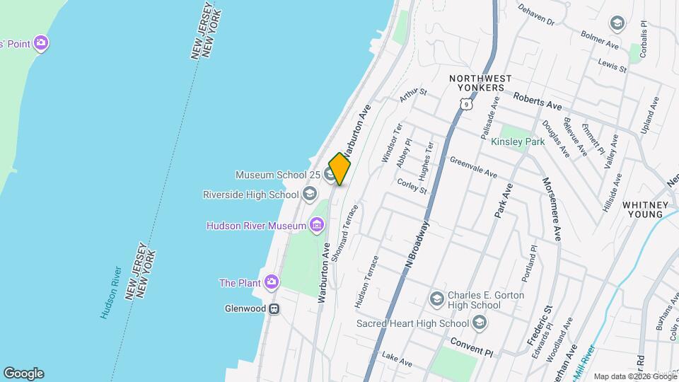 584 Warburton Ave Map and Location Details