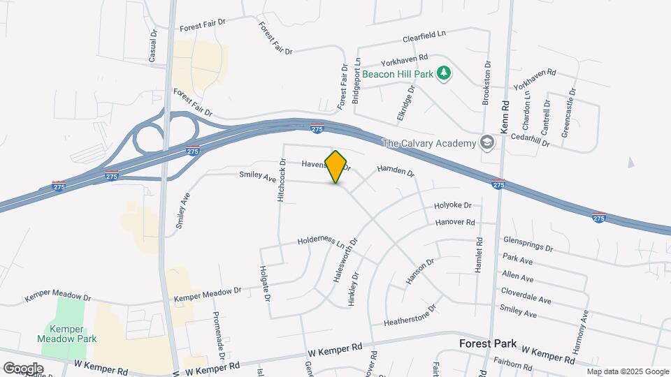 959 Smiley Ave Map and Location Details