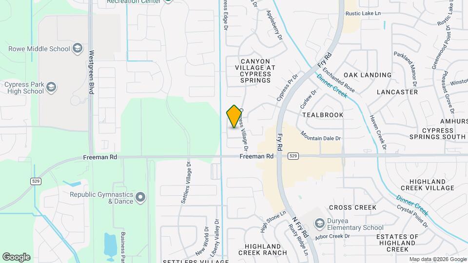 20715 Blanton Brook Dr Mapa y Detalles de la Ubicación