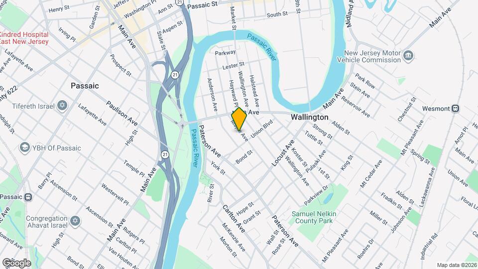 154 Maple Ave Map and Location Details