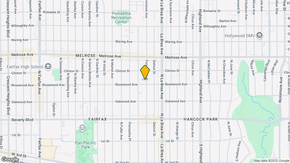 507 N Formosa Ave Map and Location Details