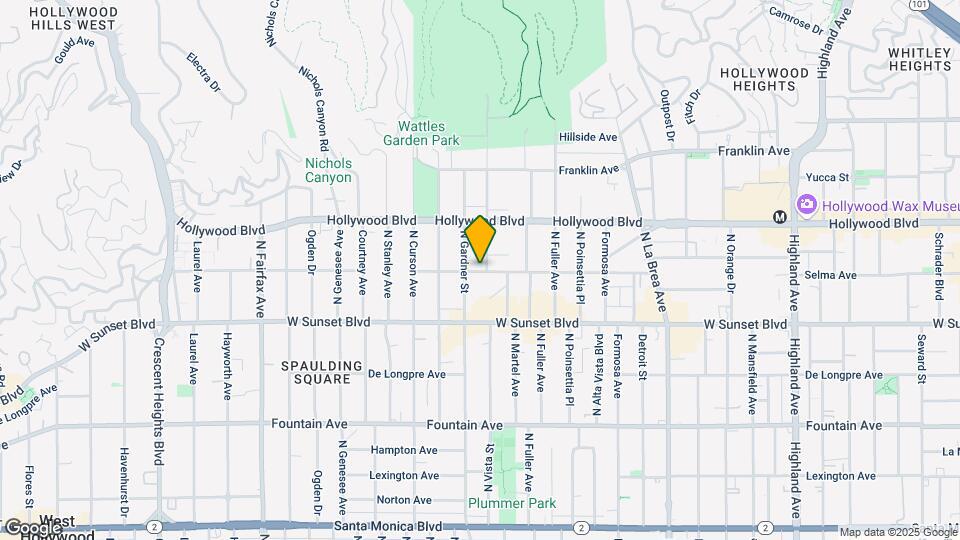 1601 N Vista St Map and Location Details