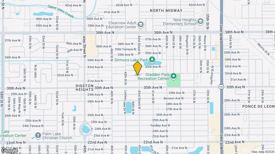 4300 32nd Ave N Map and Location Details