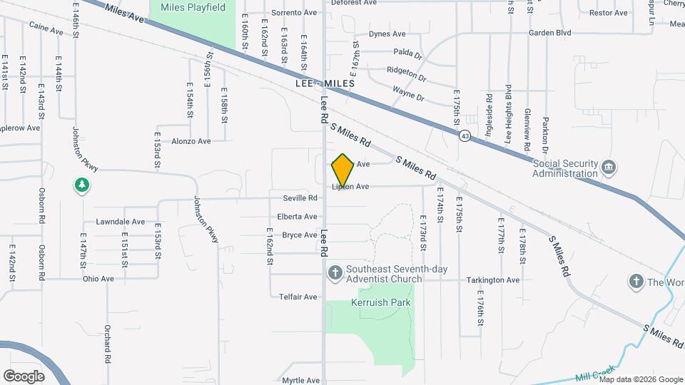 16606 Lipton Ave Map and Location Details