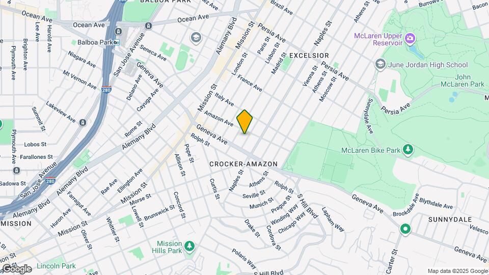 926 Edinburgh St Map and Location Details