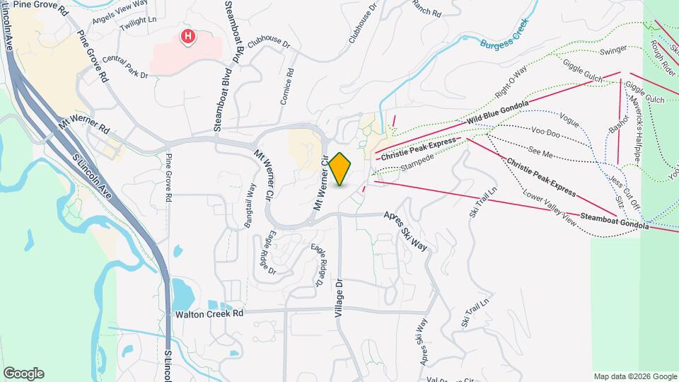 2250 Apres Ski Way Map and Location Details