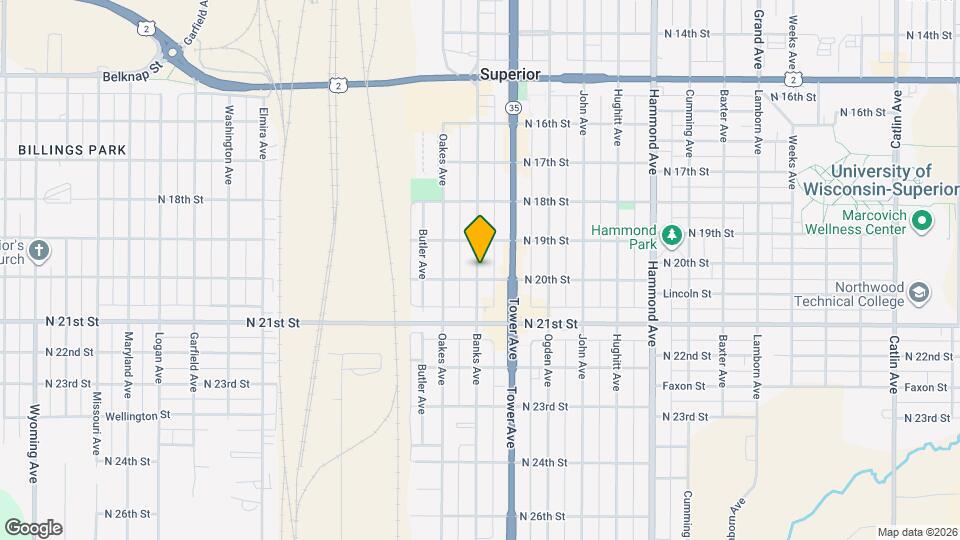 1924 Banks Ave Map and Location Details