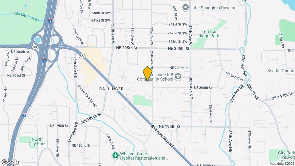 20005 25th Ave NE Map and Location Details