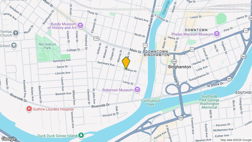 80 Oak St Map and Location Details