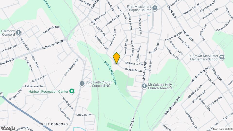 286 Melrose Dr SW Map and Location Details