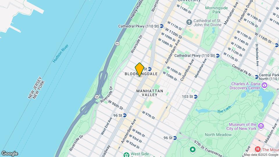 241 W 101st St Mapa y Detalles de la Ubicación