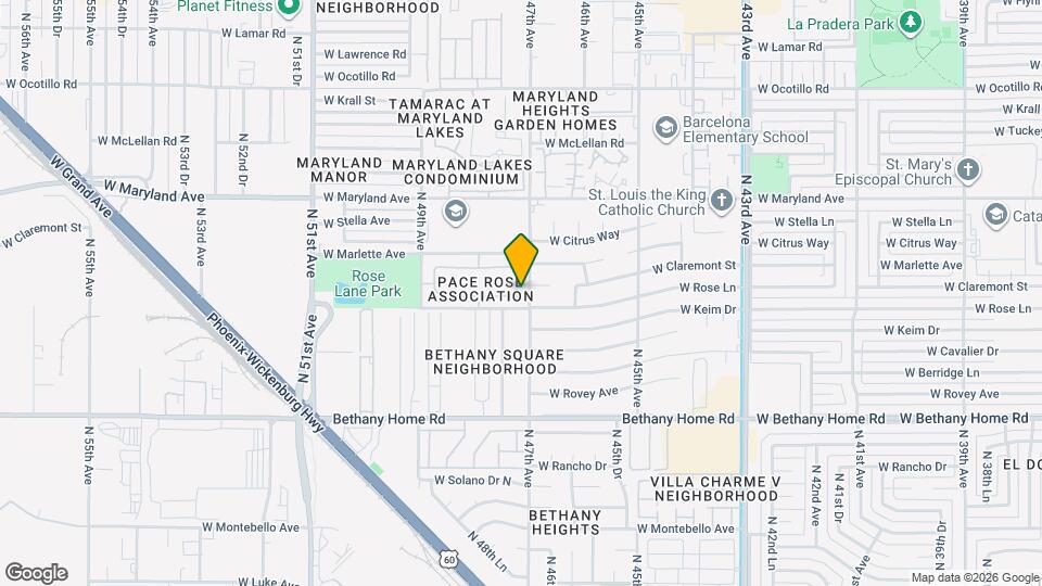 6320 N 47th Ave Map and Location Details