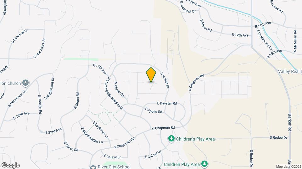 1816 S Ridgetop Dr Map and Location Details