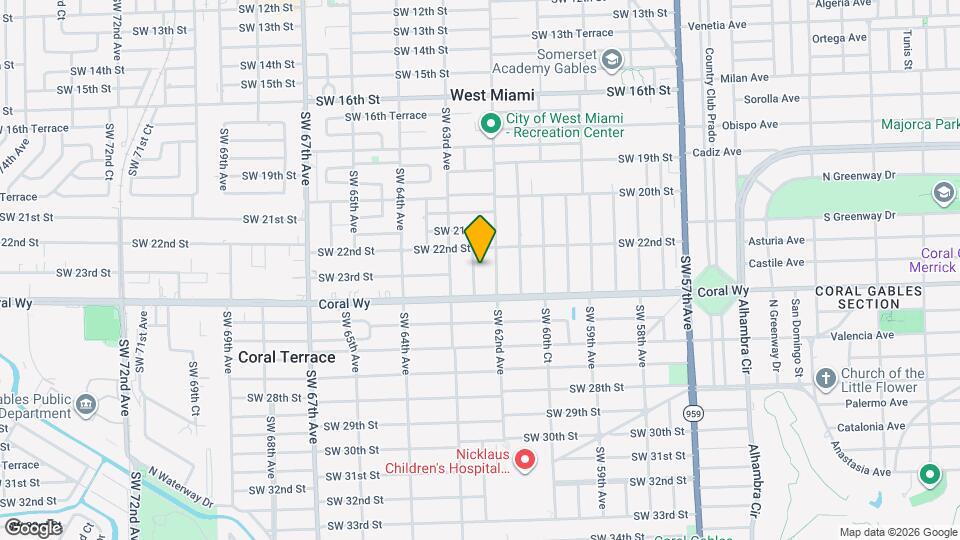 2225 SW 62nd Ct Map and Location Details