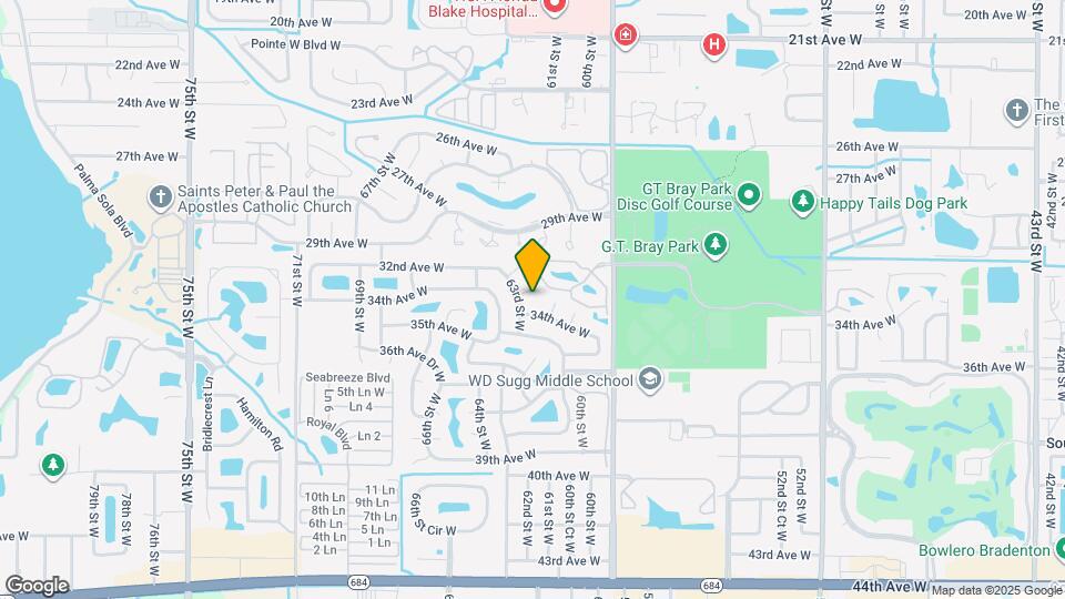 6213 33rd Ave Cir W Map and Location Details