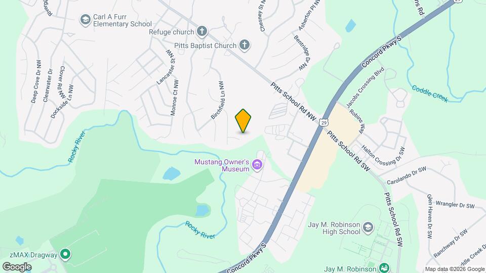 2889 Shadow Brook Ct NW Mapa y Detalles de la Ubicación