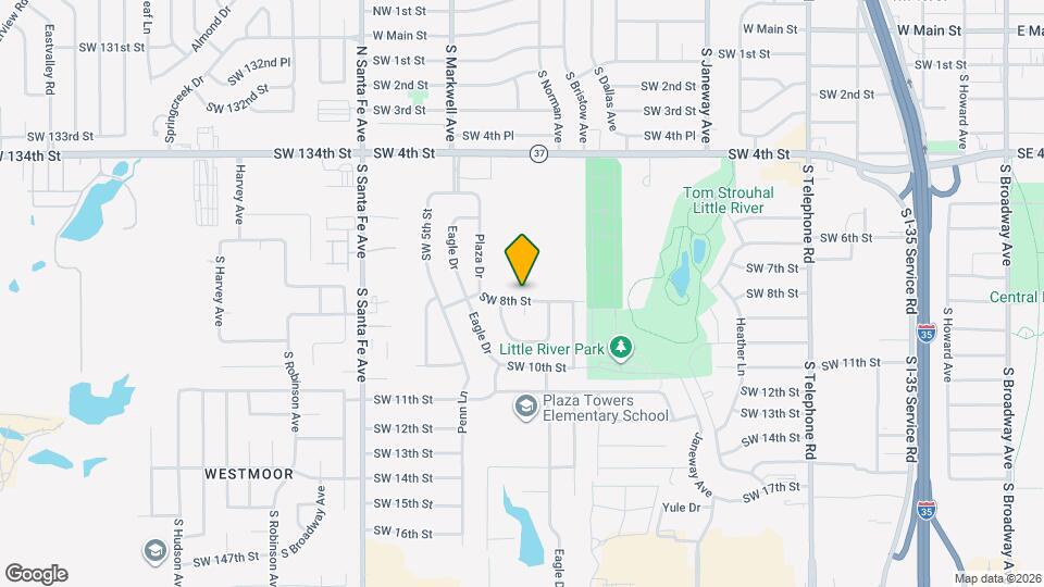 853 SW 8th St Map and Location Details