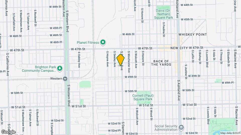 4812 S Damen Ave, Unit 2 Map and Location Details