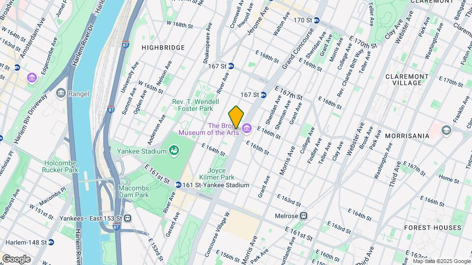 1049 Grand Concourse Map and Location Details