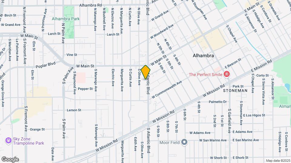 117 S Atlantic Blvd Map and Location Details