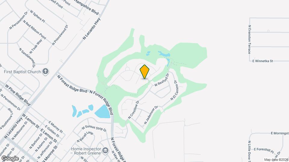 336 W Rexford Dr Map and Location Details