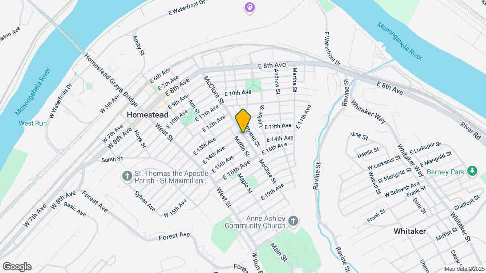 1402 McClure St Mapa y Detalles de la Ubicación