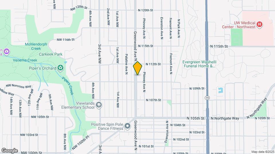 11014 Greenwood Ave N Map and Location Details