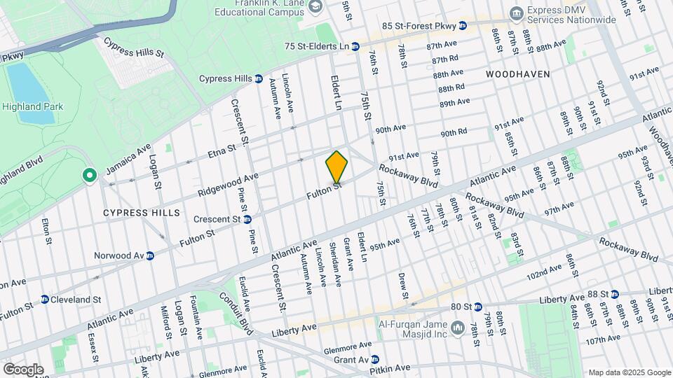 3470 Fulton St Map and Location Details