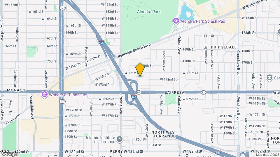 3849 W 172nd St Map and Location Details