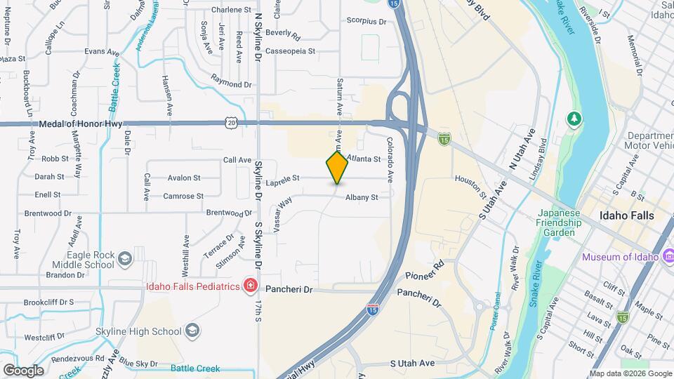 690 S Saturn Ave Map and Location Details