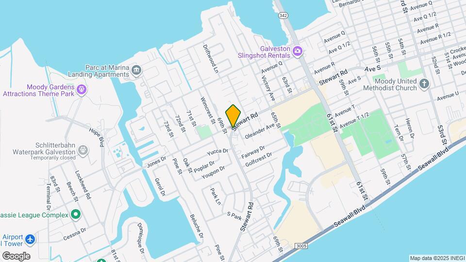 Captain's Landing and Stewart's Landing Apartments and Nearby Galveston